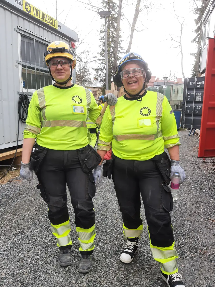 Rakennustyömaa