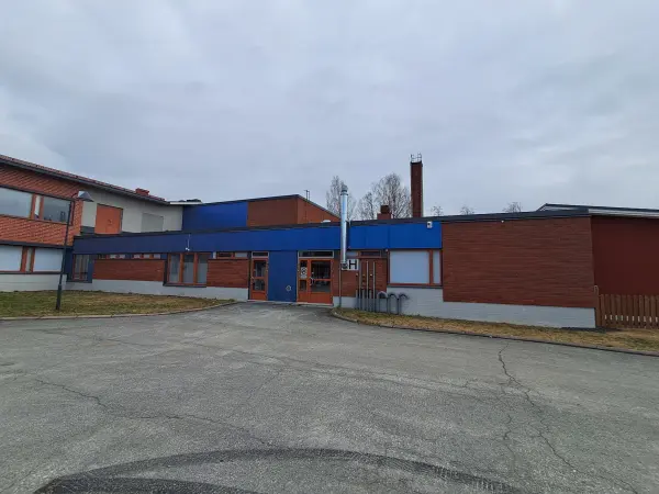 Maaninkajärven koulun peruskorjaustyömaa