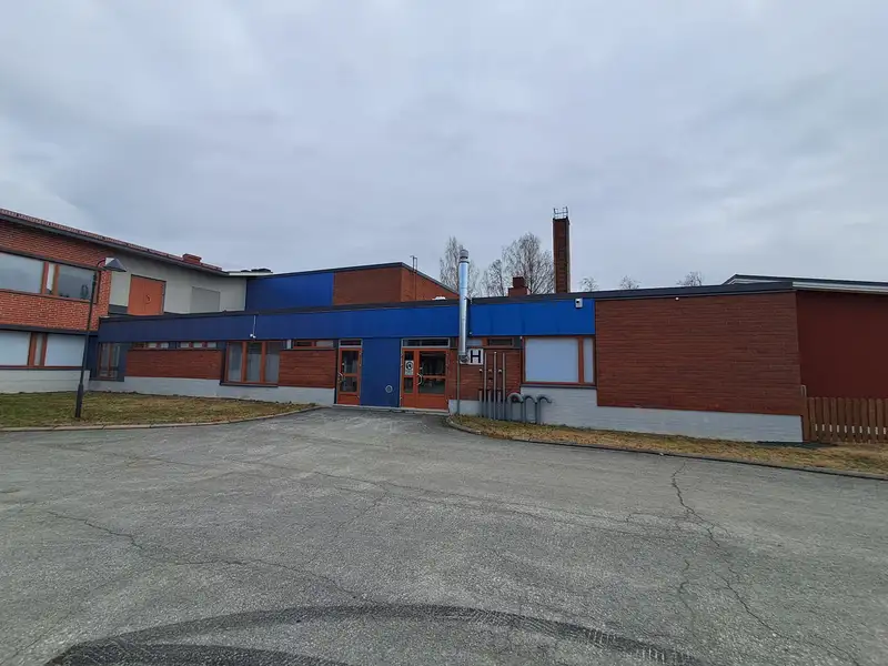 Maaninkajärven koulun peruskorjaustyömaa