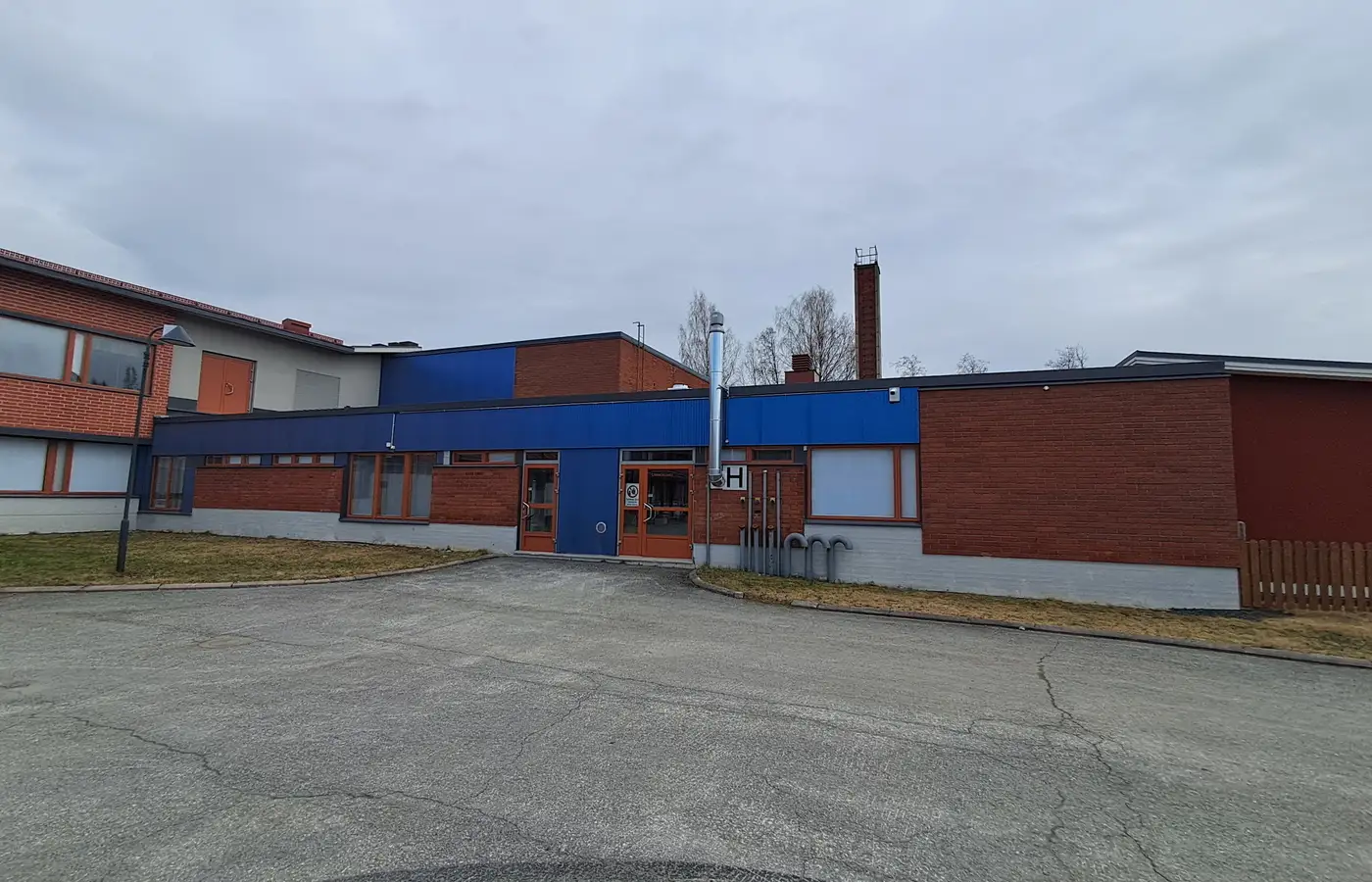 Maaninkajärven koulun peruskorjaustyömaa